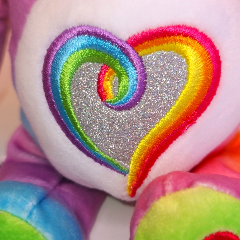 Rainbow Care Bear Doll 2023 BNWT 11" - Picture 4 of 7